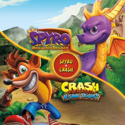 Аренда и прокат Набор Spyro + Crash Remastered для PS4 или PS5