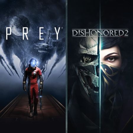 Аренда и прокат Dishonored 2 + Prey для PS4 для PS5 Хит Акция