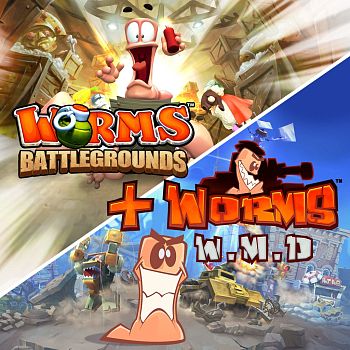 Worms Battlegrounds + Worms W.M.D Worms Battlegrounds + Worms W.M.D
